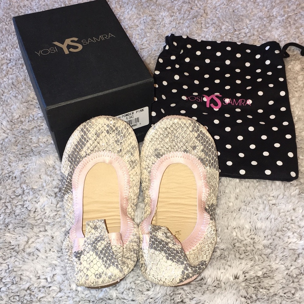 😍Little Girl Yosi Samar foldable flats size 13 😍
